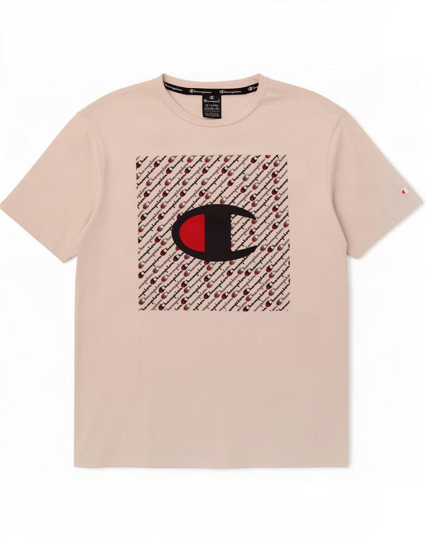 T-shirt grafica da uomo Champion Top 2XL cotone bianco