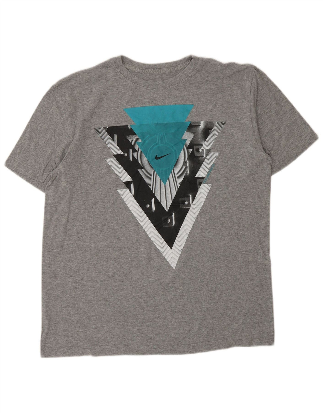 T-shirt grafica da uomo NIKE Top grigio medio