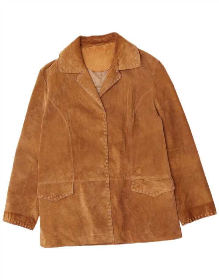 Giacca Donna Scamosciata Conbipel IT 46 Large Pelle Marrone