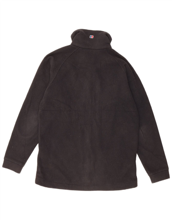 Giacca in pile oversize da donna BERGHAUS UK 8 piccola in poliestere nero