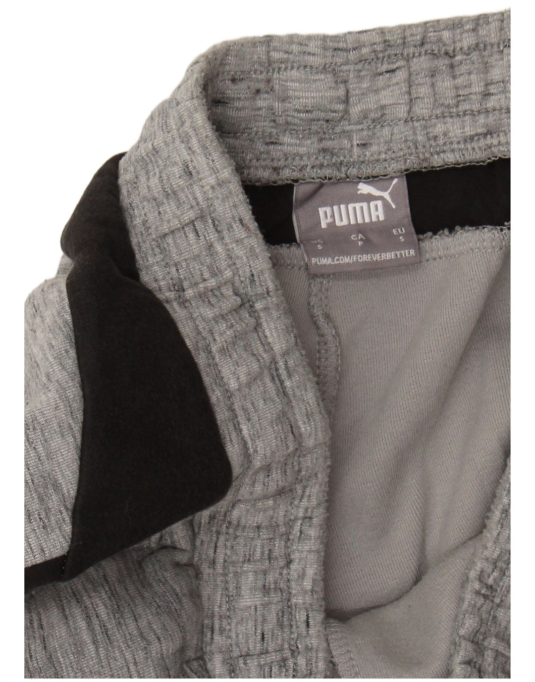 PUMA Womens Tracksuit Trousers UK 8 Small  Grey Colourblock Cotton