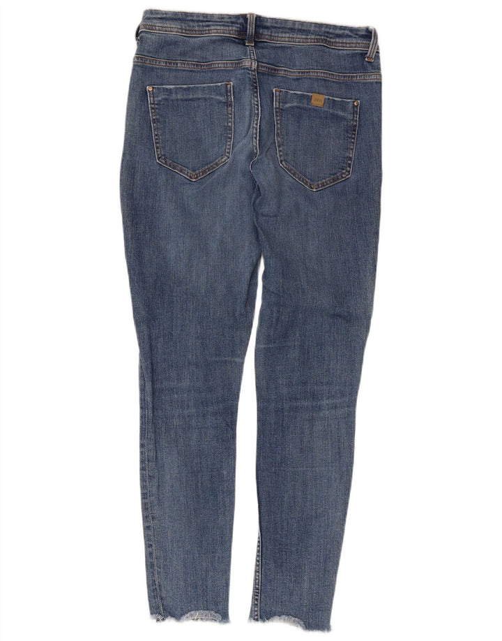 Jeans skinny effetto invecchiato Zara da donna EU 40 medio W30 L27 blu