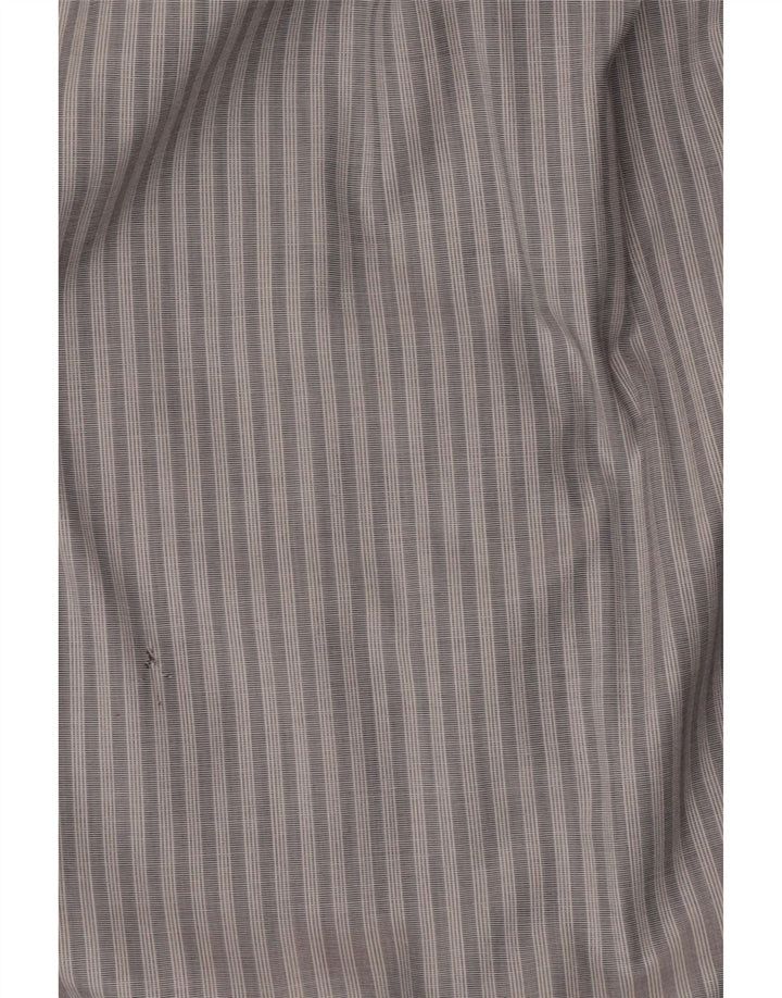 Camicia da uomo Tommy Hilfiger XL in cotone a righe grigie