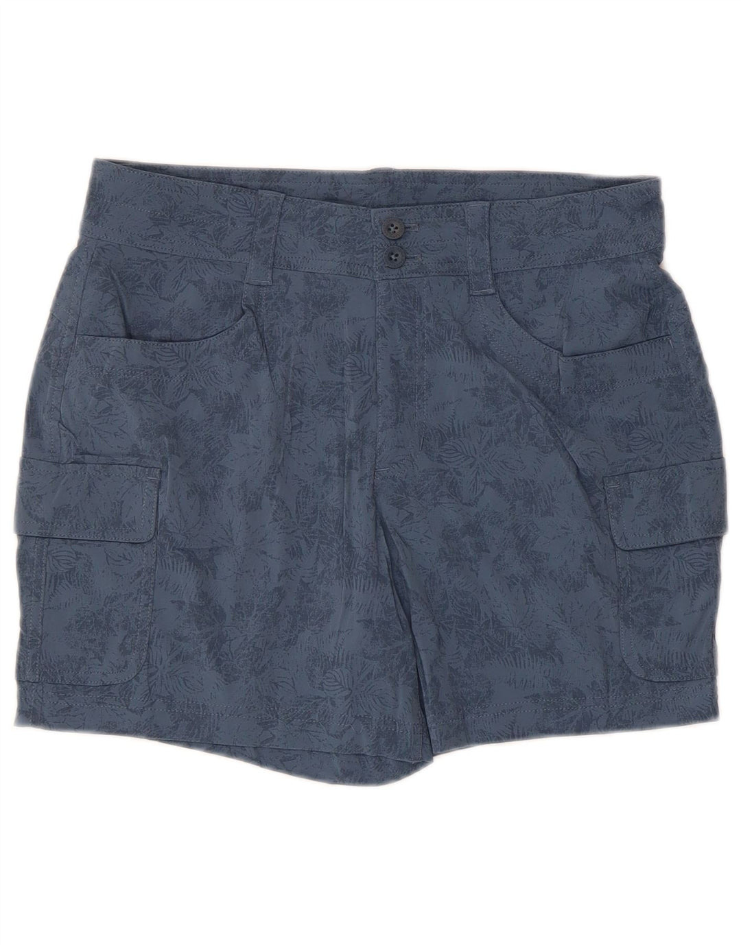 Pantaloncini cargo da donna Eddie Bauer US 10 Large W32 nylon floreale blu