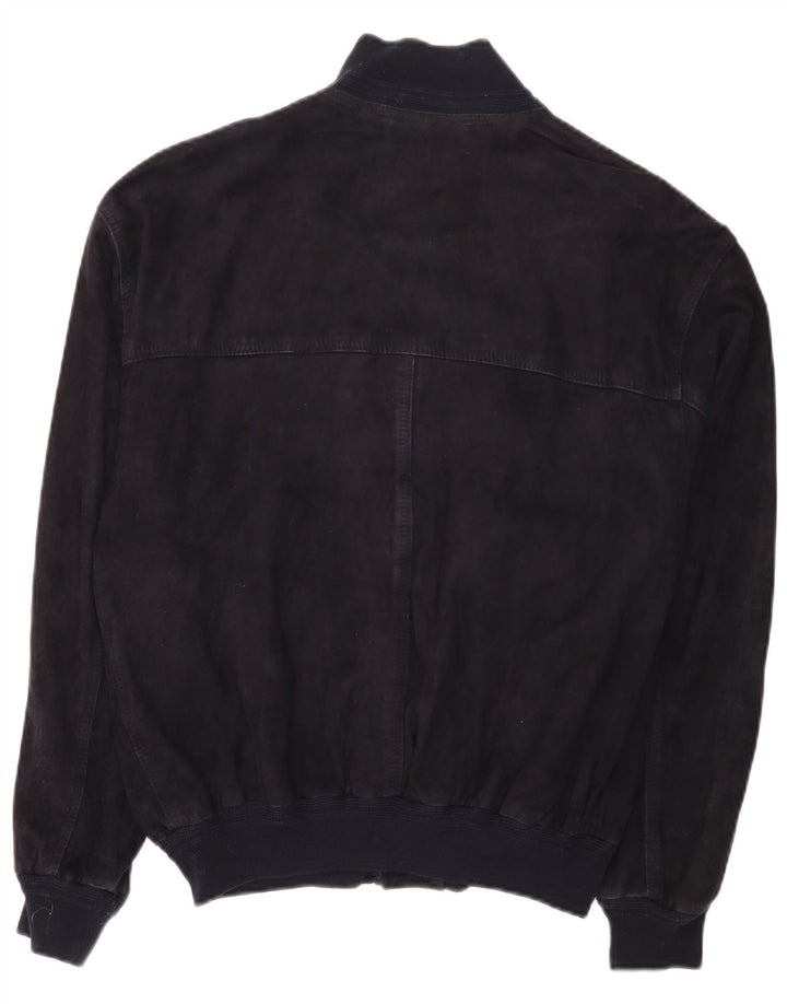 Giubbotto bomber vintage da uomo IT 50 grande blu navy