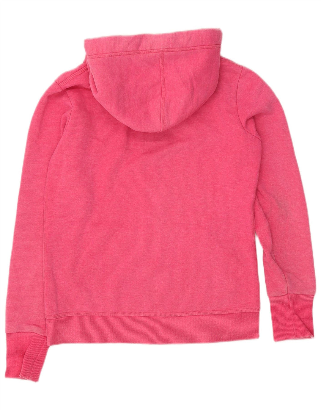 Maglione con cappuccio e zip da donna SUPERDRY UK 14 Cotone rosa medio