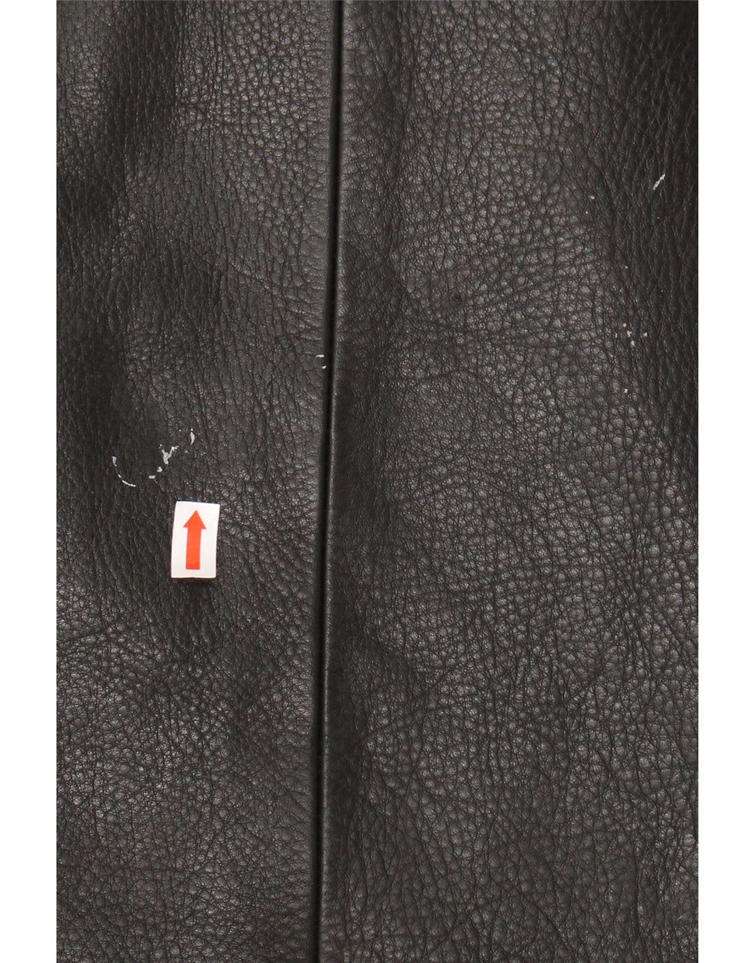 Giacca in pelle da uomo VINTAGE UK 46 3XL Pelle nera