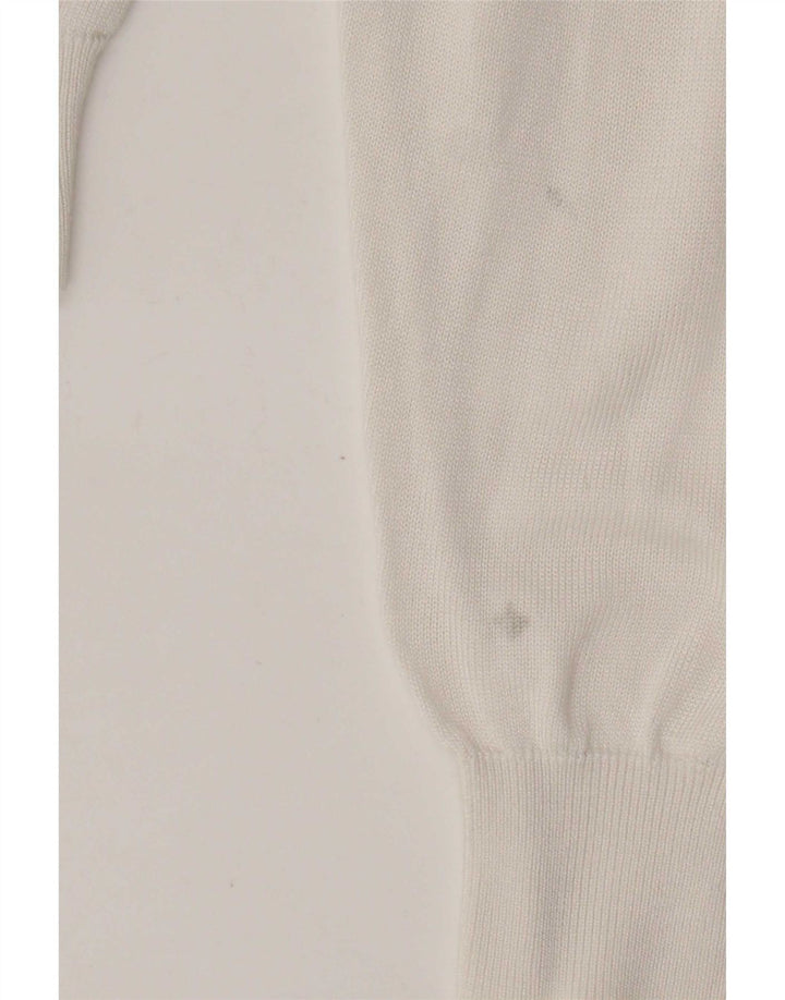 Maglione Trussardi Uomo Scollo a V XS Bianco