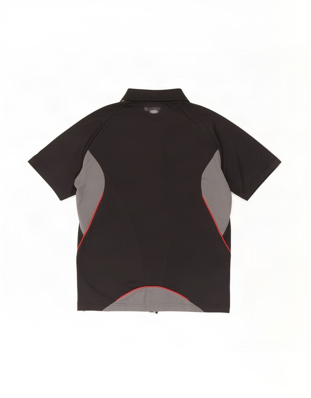 Polo Adidas da uomo piccola in poliestere color block nero
