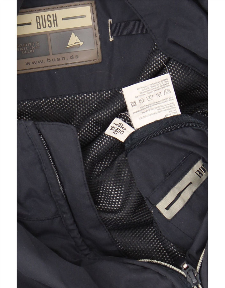 Giubbotto bomber da uomo BUSH UK 42 XL poliestere blu navy