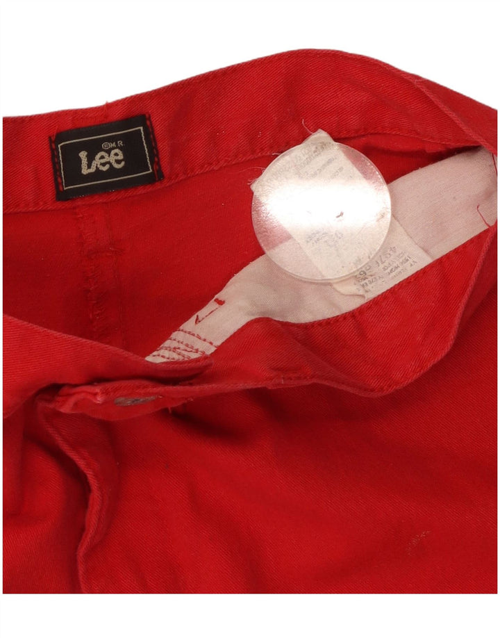 Pantaloncini casual da donna LEE medi W30 in cotone rosso