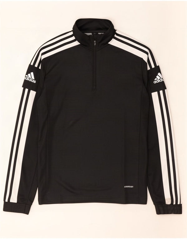 Adidas Aeroready Graphic Top da uomo a maniche lunghe piccolo color block nero