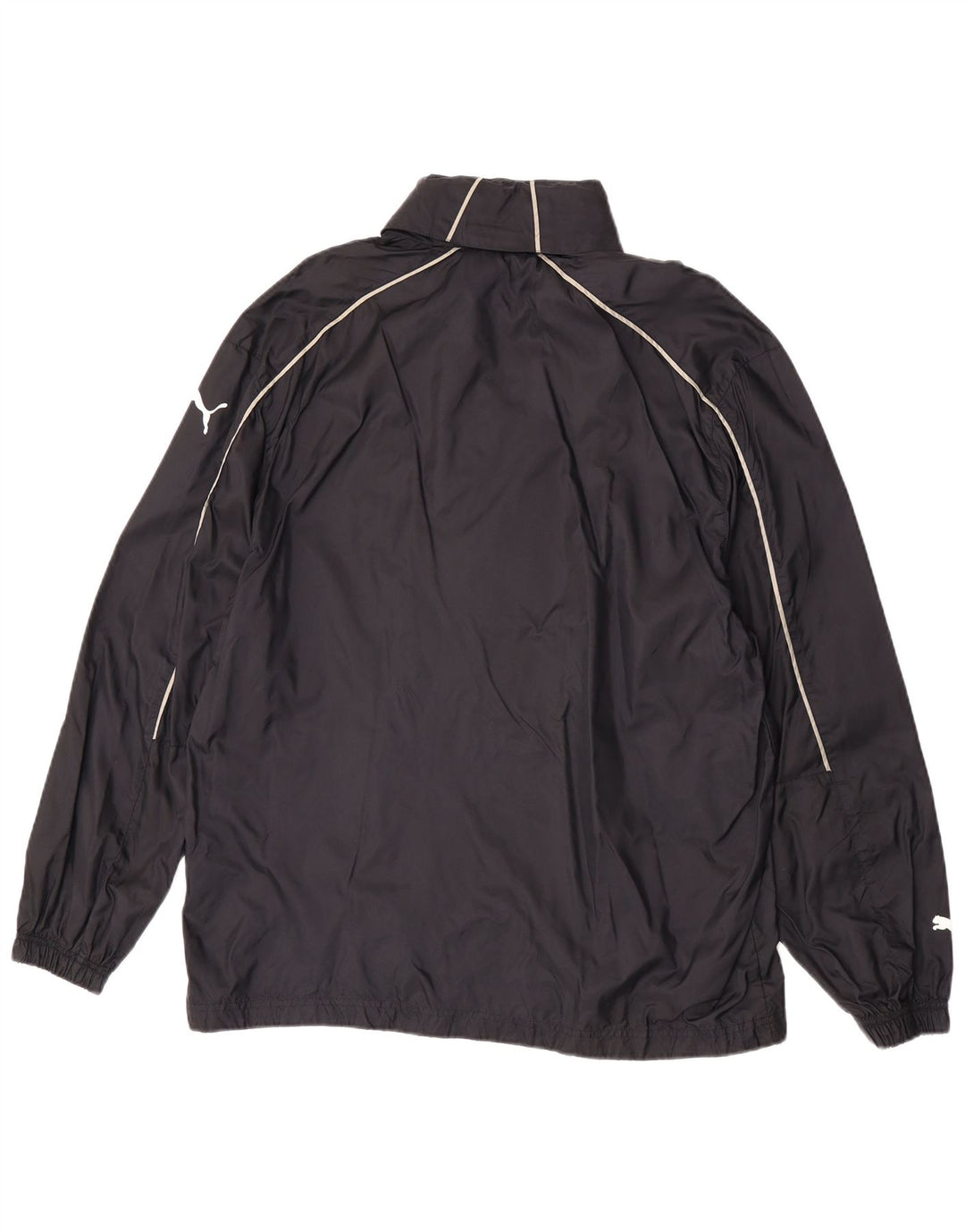 Giacca antipioggia da uomo Puma con cappuccio UK 38 Medium Nero Poliammide