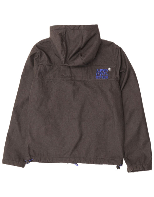 Giacca a vento da uomo Windtrekker Graphic Superdry UK 40 grande grigia