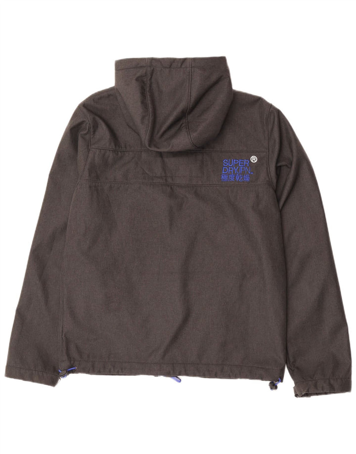 Giacca a vento da uomo Windtrekker Graphic Superdry UK 40 grande grigia