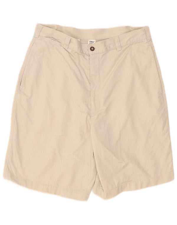 Pantaloncini chino da uomo Marks & Spencer W32 cotone beige medio