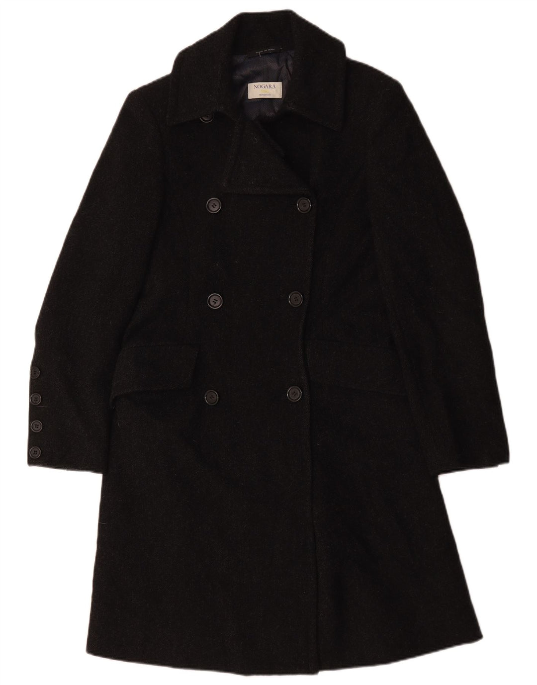Cappotto Doppiopetto Donna Nogara 1945 IT 42 Lana Grigio Medio
