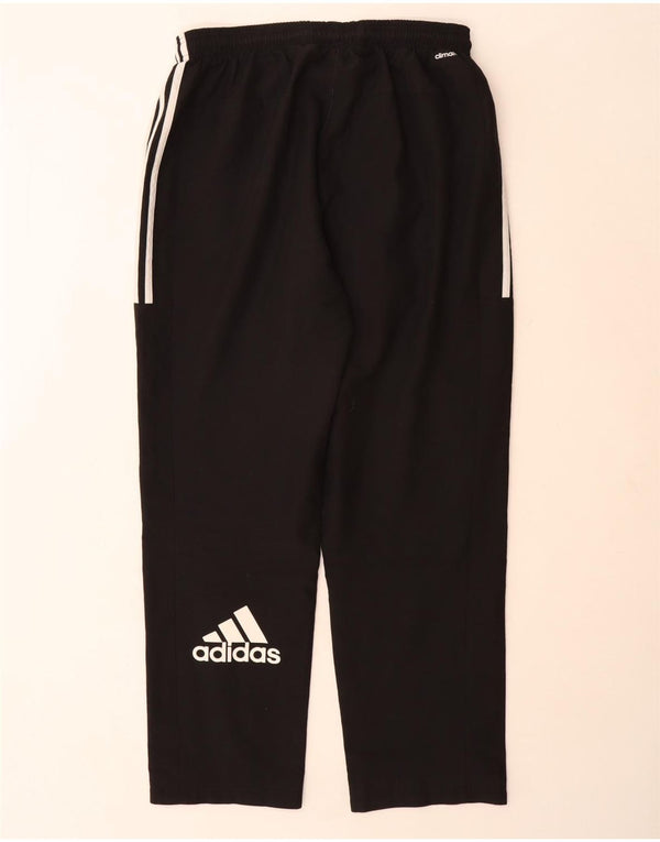 Pantaloni da tuta Adidas Climalite Graphic da uomo, grandi, in poliestere nero