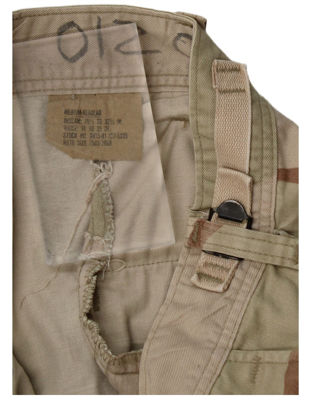 Pantaloni cargo vintage da uomo vestibilità regolare medi W34 L31 mimetico beige