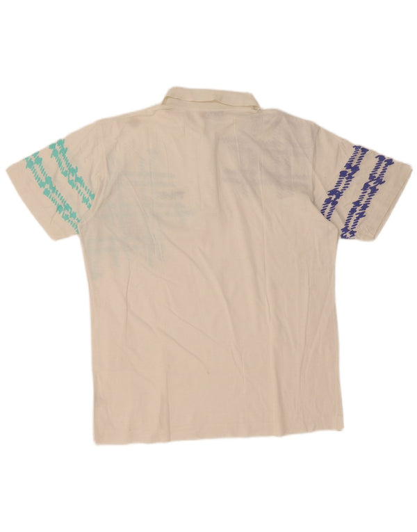 Polo da uomo Fila IT 50 Medium White Geometric