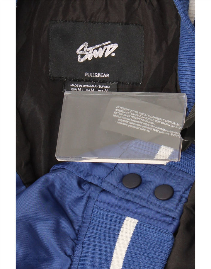 Giacca Pull & Bear da uomo Boston Varsity UK 38 Colorblock blu medio