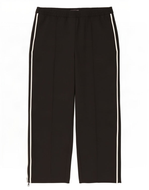Pantaloni da tuta da donna Marks & Spencer UK 18 XL W38 L28 a righe nere