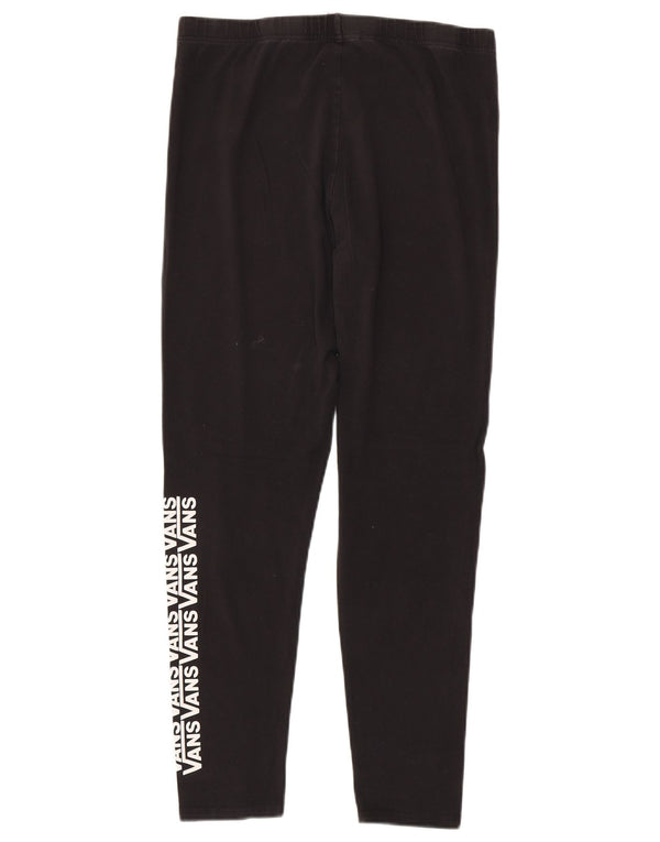 Leggings grafici da donna VANS UK 18 XL cotone nero