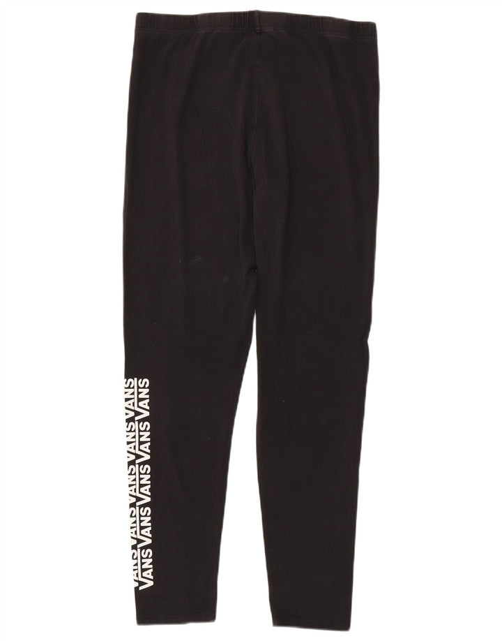 Leggings grafici da donna VANS UK 18 XL cotone nero