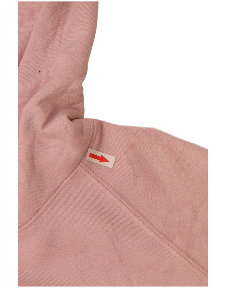 Felpa con cappuccio grafica da donna Champion UK 16 grande poliestere rosa