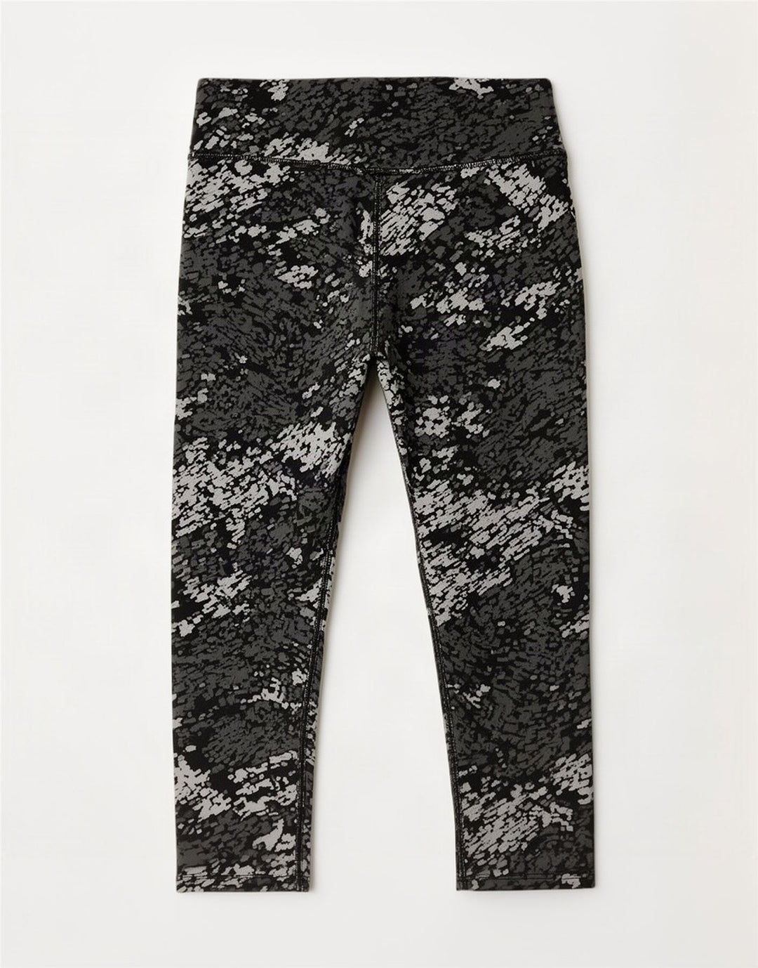 Leggings Nike Dri Fit Capri da donna UK 12 Poliestere maculato grigio medio