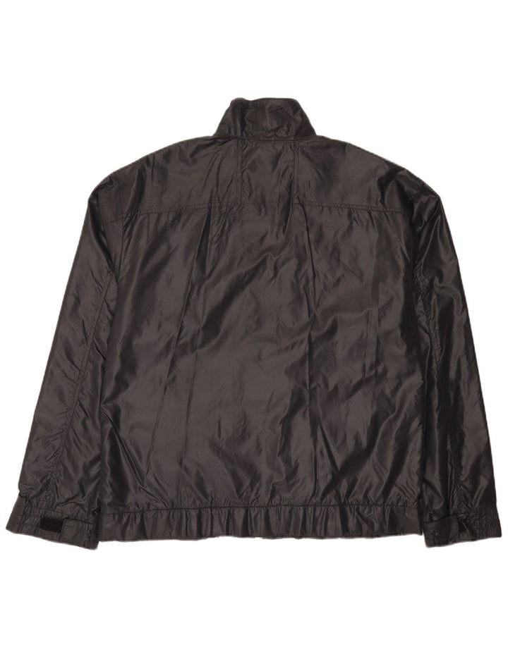 Giacca da ginnastica da uomo Nike, giacca grande, in nylon nero