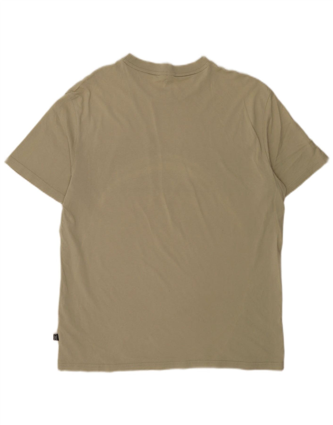 T-shirt grafica da uomo Puma Top in cotone color block medio kaki