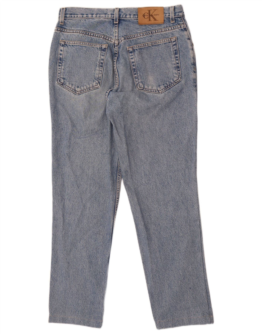 Jeans slim da uomo Calvin Klein W32 L28 cotone blu