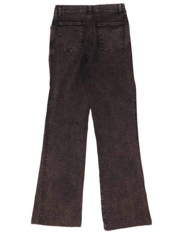 Jeans Bootcut da donna Bianca Maria Caselli IT 42 Medio W27 L30 Cotone Nero