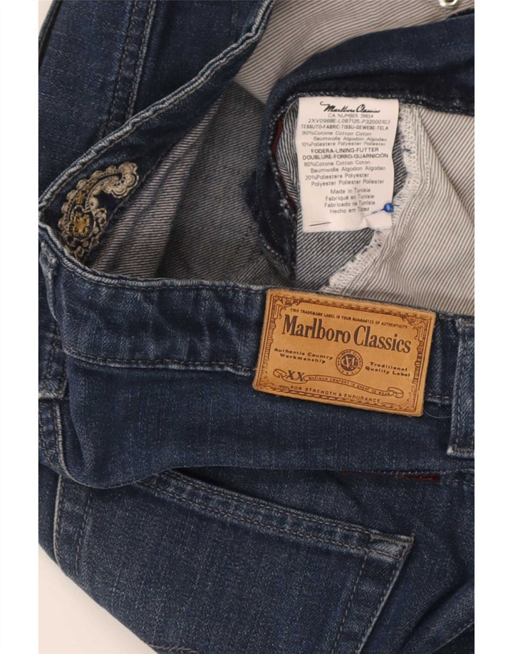 Jeans slim da donna Marlboro Classics W32 L30 cotone blu navy