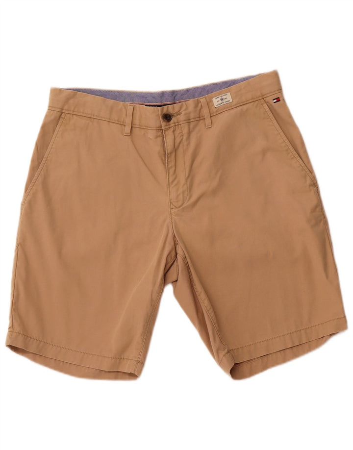 TOMMY HILFIGER Pantaloncini chino da uomo W34 Large Beige Cotton
