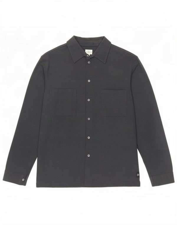 Camicia da uomo Calvin Klein Jeans XL in cotone grigio