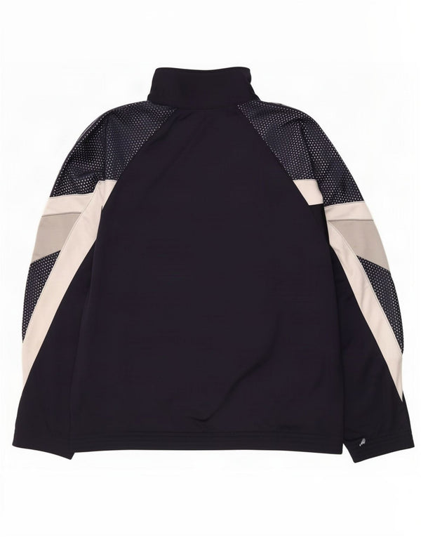 Giacca superiore della tuta da uomo Champion, poliestere color block medio blu navy
