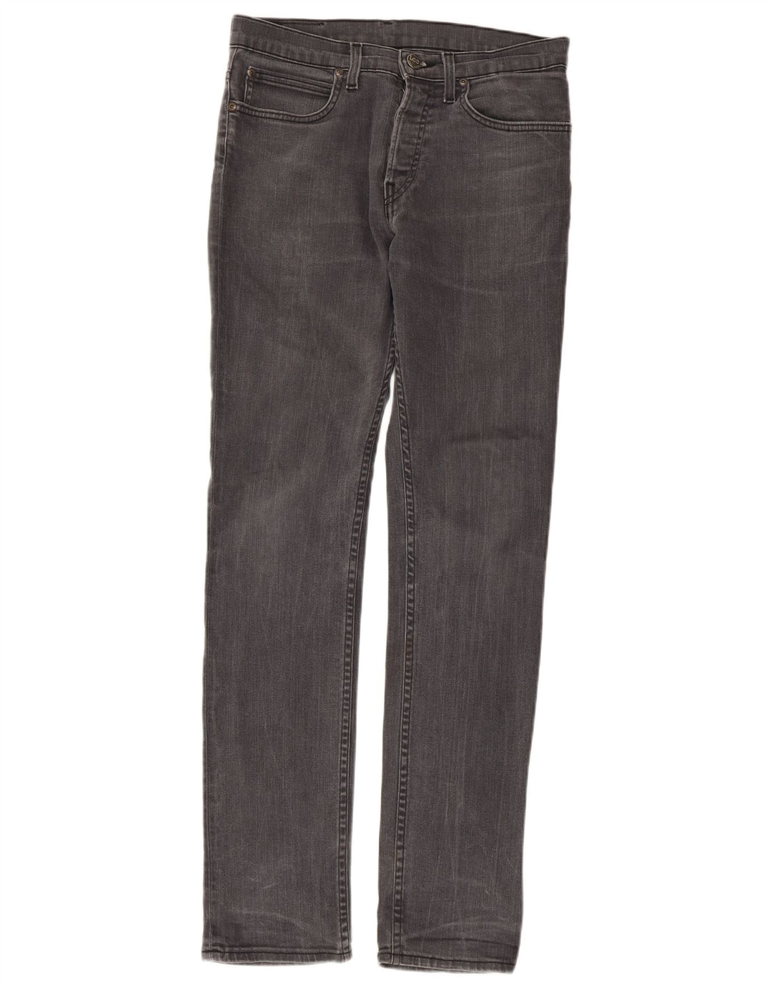 Jeans dritti Jegger da uomo LEE W30 L32 in cotone grigio