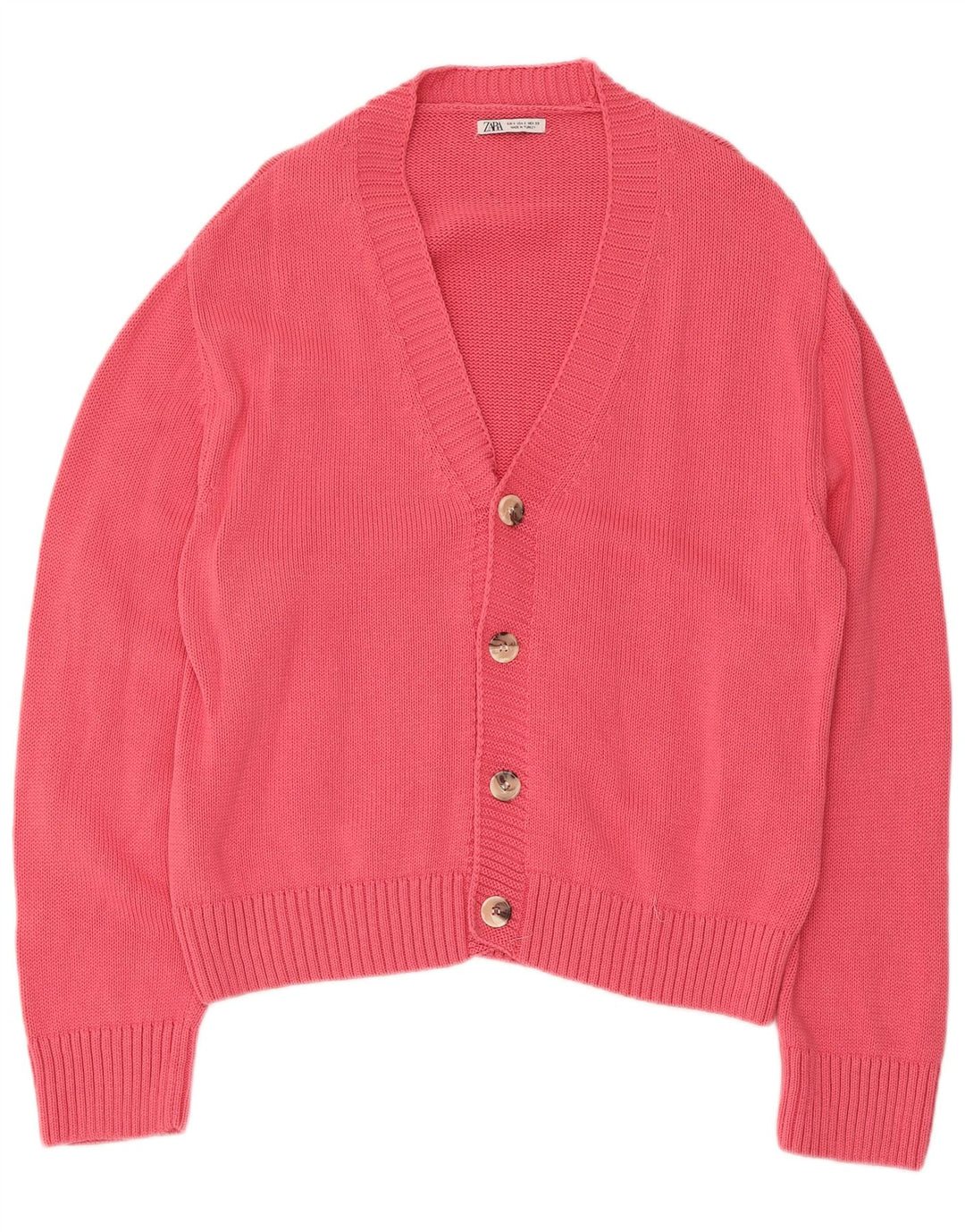 Maglione cardigan da uomo Zara piccolo rosa