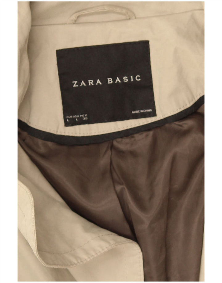 Trench da donna Zara UK 16 grande Beige