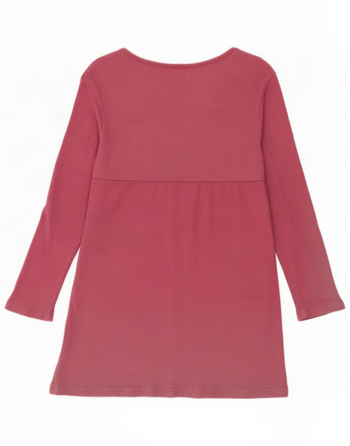Vestito basic per ragazze a maniche lunghe Gap 8-9 anni Cotone rosa medio