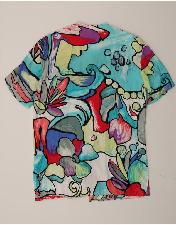 Camicetta da donna con motivo astratto C&A UK 16 grande multicolore
