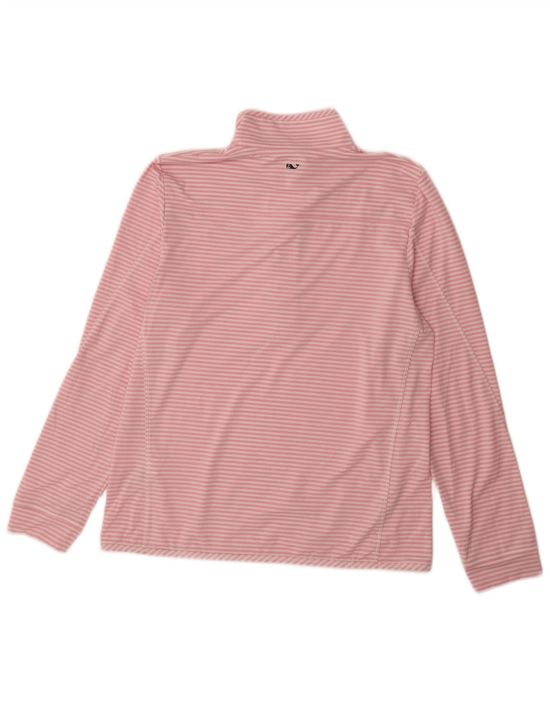 VINEYARD VINES Top da tuta da donna pullover UK 14 medio rosa a righe