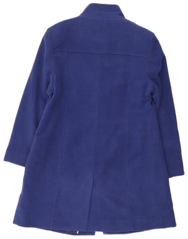 Cappotto da donna Laura Ashley UK 16 grande cotone blu navy