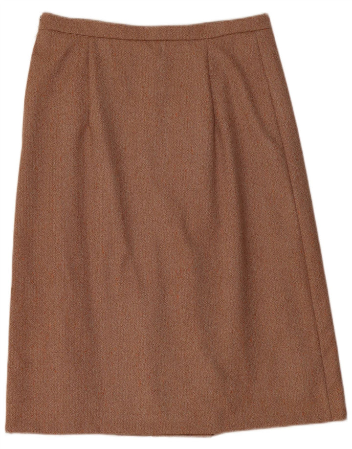 Set gonna vintage da donna in 2 pezzi UK 12 medio W30 marrone