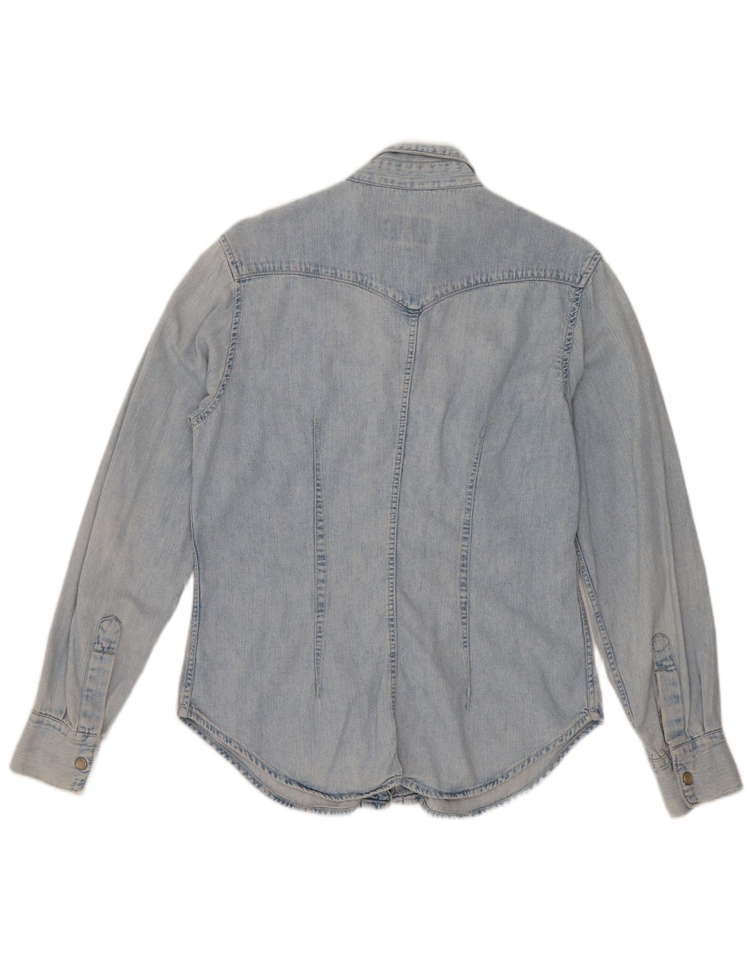 Camicia di jeans da donna Rifle UK 14 Cotone blu medio