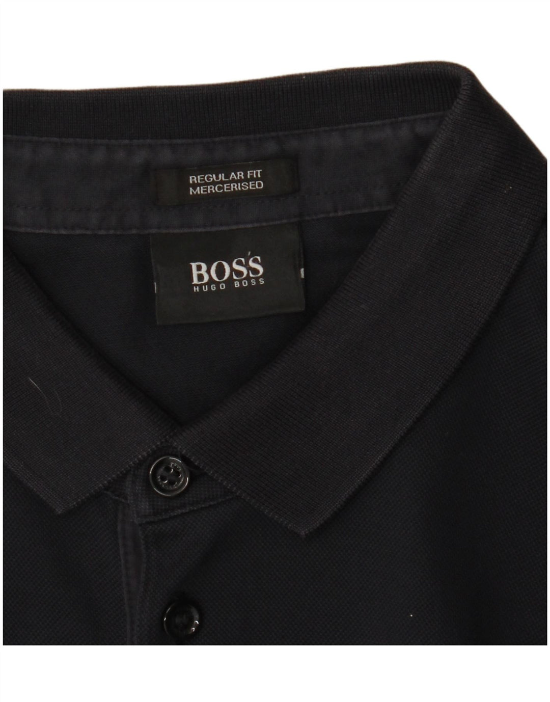 Polo Hugo Boss da uomo vestibilità regolare media nera