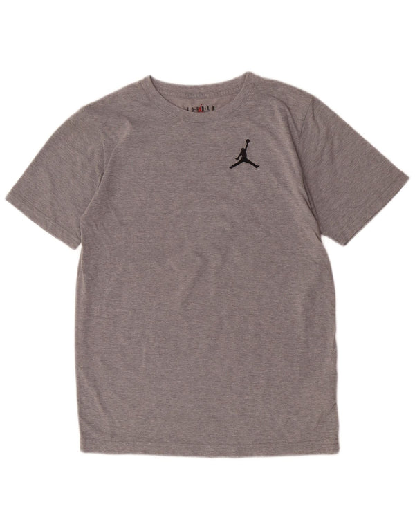 T-shirt Jordan da ragazzo, 13-14 anni, XL, cotone mélange grigio