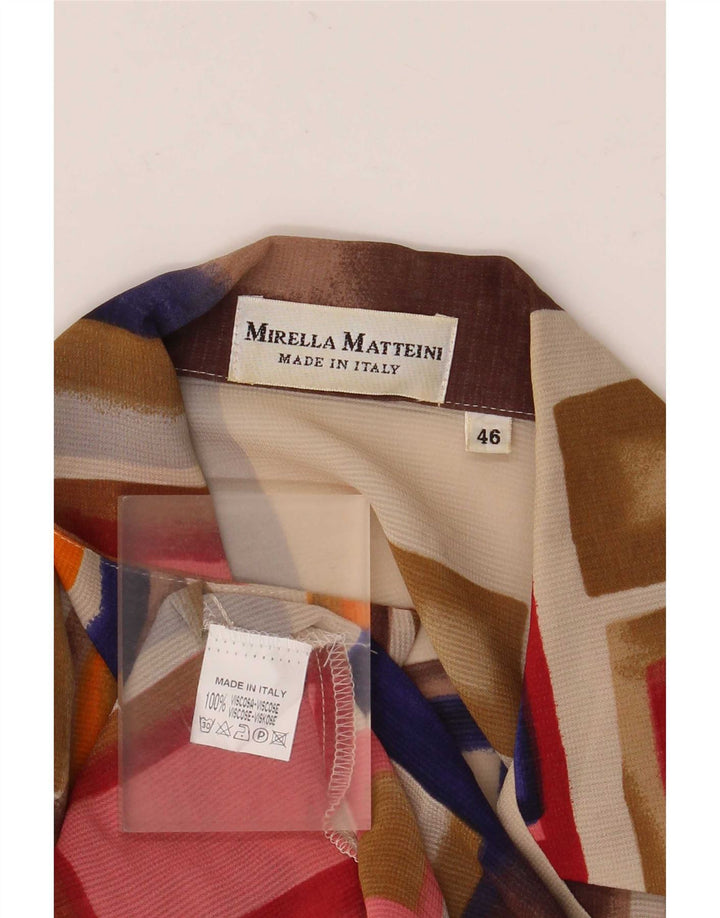 Camicia Donna Mirella Matteini IT 46 Large Multicolore Geometrica